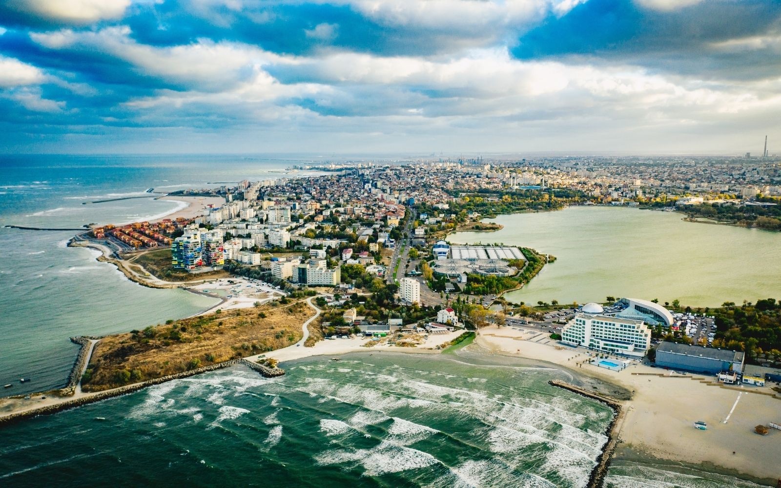 Beach and tourism district in Romania